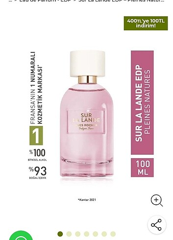 Yves Rocher Sur la lande edp parfüm. 