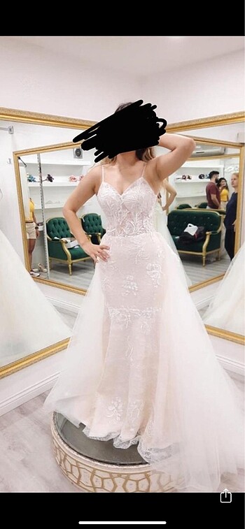 Balık model gelinlik