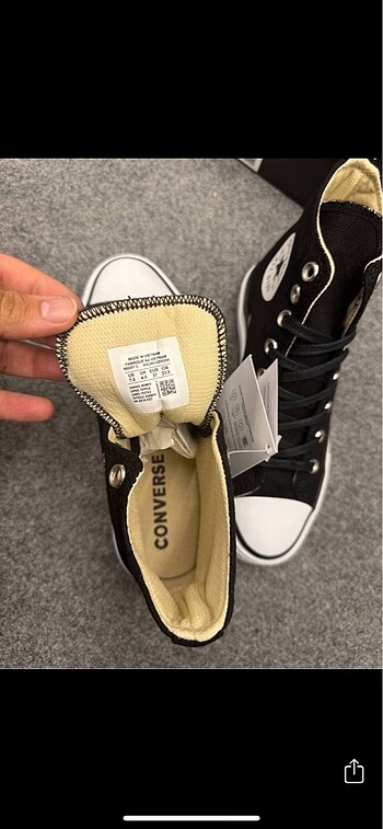 37 Beden siyah Renk Converse Chuck Taylor All Star Platform