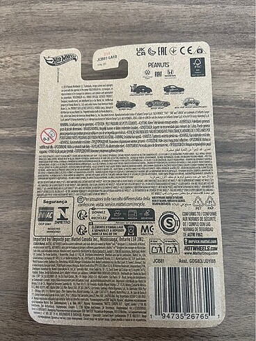 HotWheels Volkswagen Beetle Peanuts