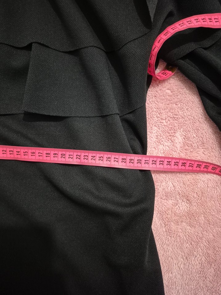 Siyah Uzun Kollu elbise - Görsel 3