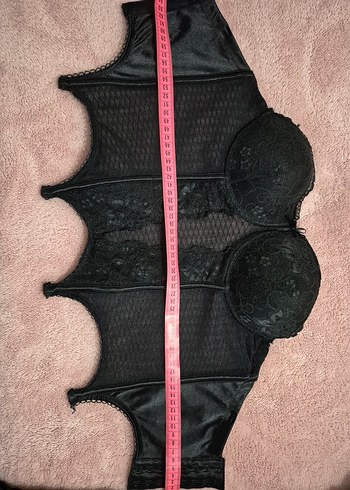 siyah gotik korse - Görsel 4
