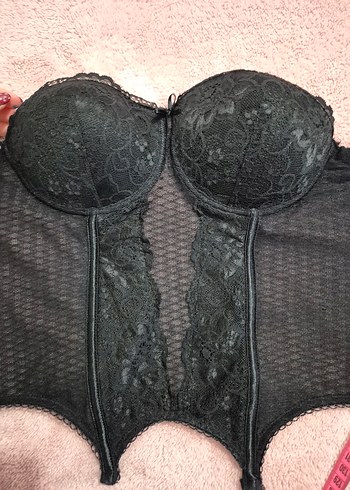 siyah gotik korse - Görsel 3