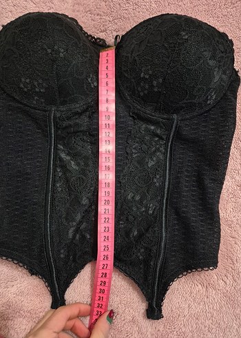 siyah gotik korse - Görsel 2