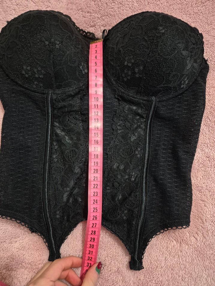 siyah gotik korse - Görsel 2