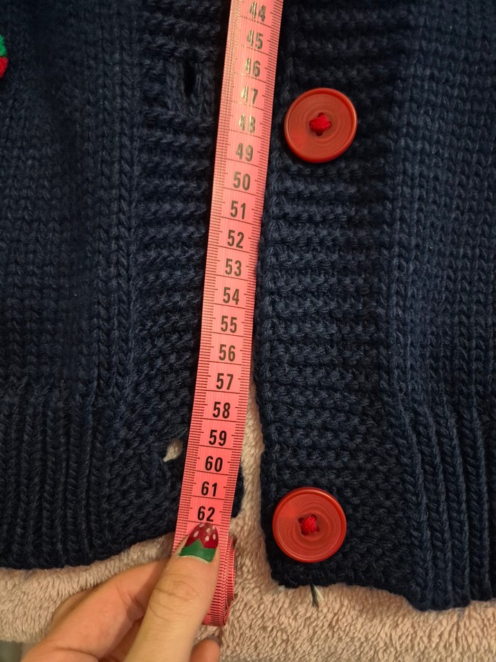 çilek hırka - Görsel 3