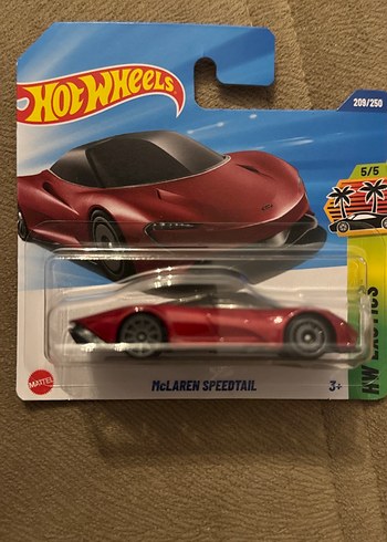 Kırmızı McLaren Speedtail Oyuncak Araba