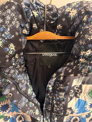 s Beden çeşitli Renk Desigual çiçek desenli çok renkli mont