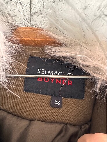 Selma Çilek Kapüşonlu Yakası Kürklü Haki Parka - Görsel 6