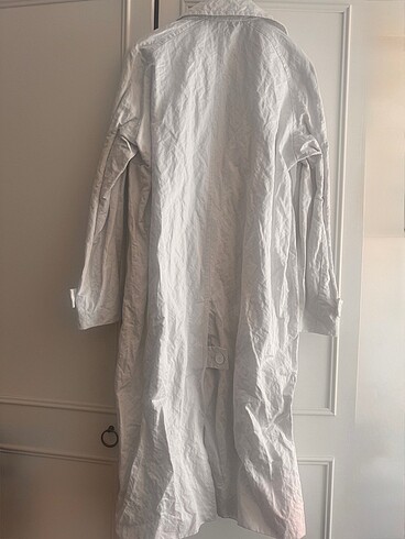 xs Beden Zara Kırışık Trençkot Oversize