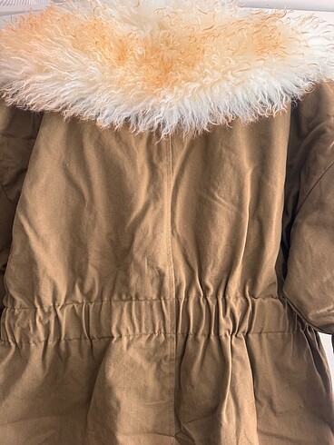 Twist kürk garnili haki parka yeni ve etiketli 36 beden - Görsel 8