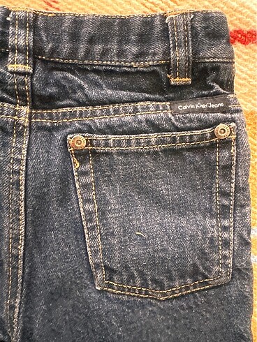 24-36 Ay Beden lacivert Renk Calvin Klein kot pantolon 3 yaş