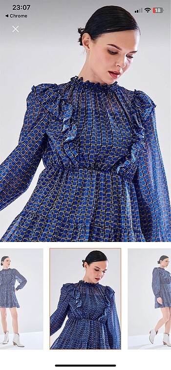 m Beden Batik mini elbise