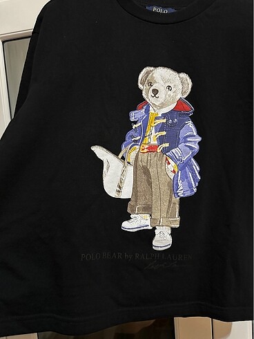 Ralph Lauren Siyah ayıcık tişört