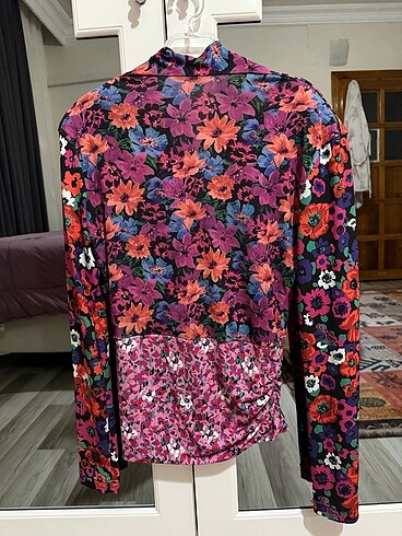 Zara Zara çiçekli bluz