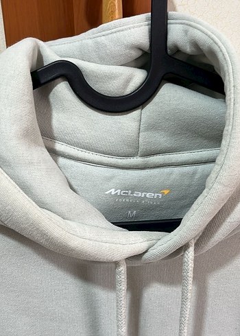 Gri Oversize Sweatshirt Kapüşonlu - Görsel 4