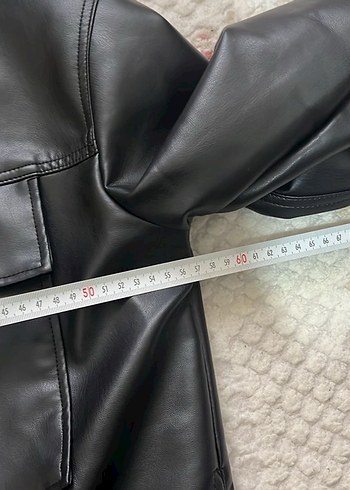Siyah Deri ceket - Görsel 7