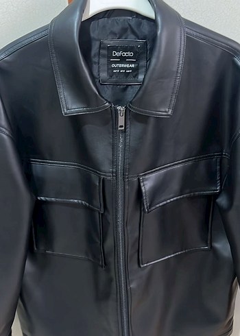 Siyah Deri ceket - Görsel 2