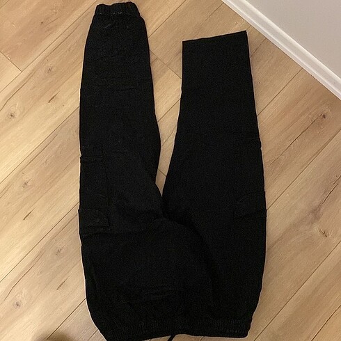 m Beden siyah Renk Zara kargo pantolon