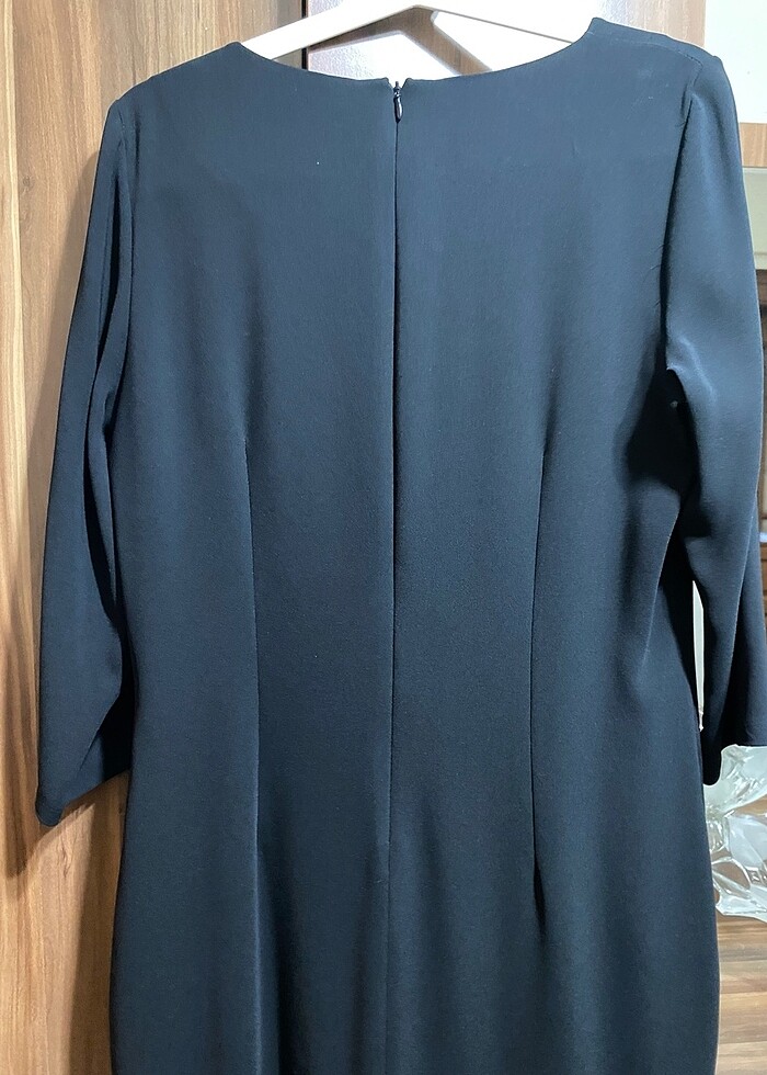 Siyah çok şık kurtarıcı abiye - Görsel 5