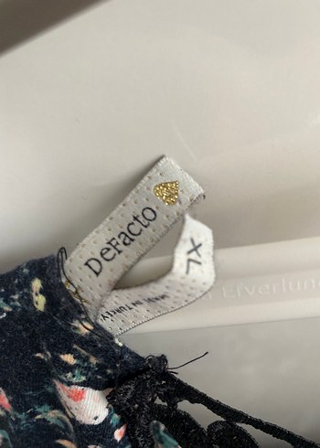 Çiçek Desenli Dantel detaylı elbise - Görsel 4