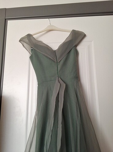 midi boy abiye elbise - Görsel 6