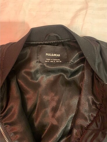 Pull and Bear Pull&Bear Crop Bomber Ceket