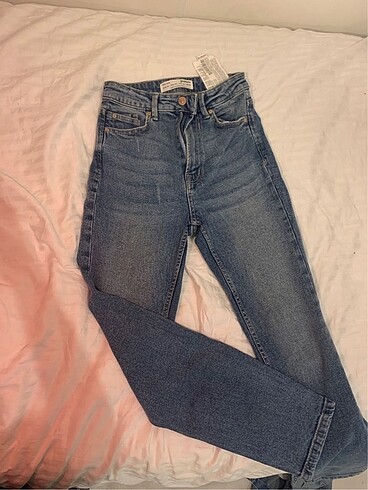 xs Beden Stradivarius Mom Jean Pantolon