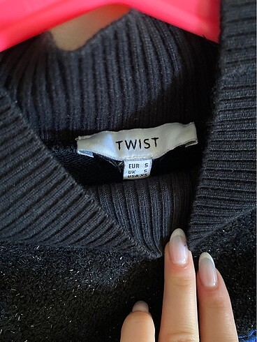 s Beden Twist Parıltılı Sweatshirt
