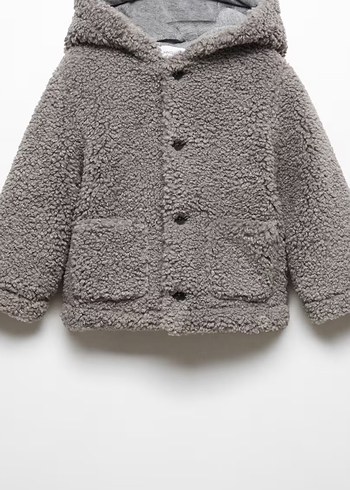 Mango gri unisex palto