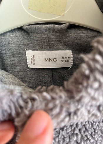 Mango Mango gri unisex palto