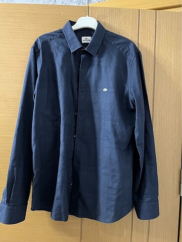 Lacoste lacivert slim fit gömlek