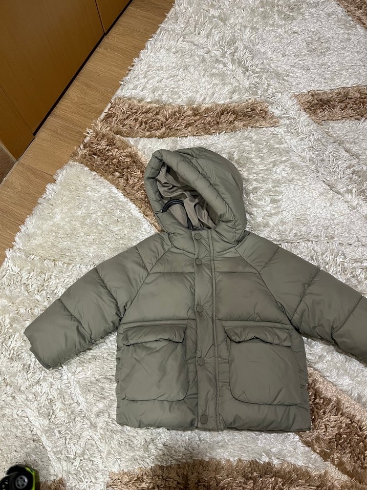 Zara 12-18 ay yeşil mont - Görsel 2