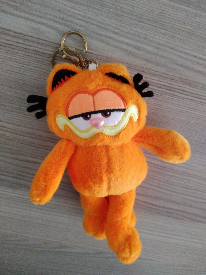 Renkli Turuncu Peluş Anahtarlık Oyuncak - Görsel 2