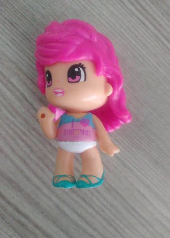 Pembe Saçlı Pastel Bebek Figürü - Görsel 2