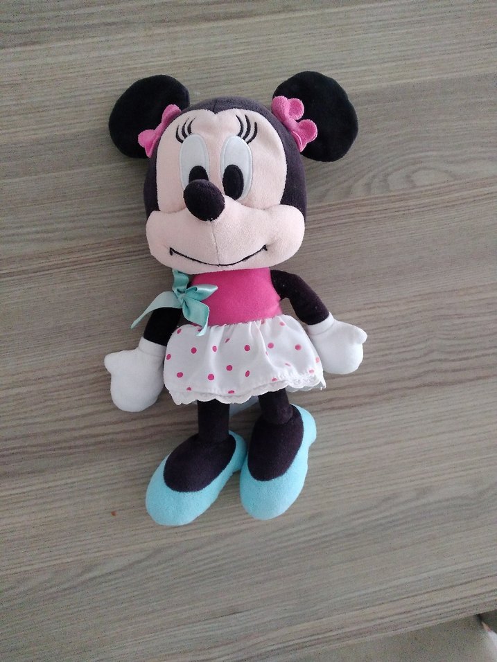 Pembe renkli Minnie Mouse peluş oyuncak - Görsel 2