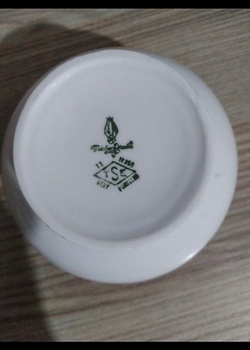 Beyaz porselen şekerlik - Görsel 3