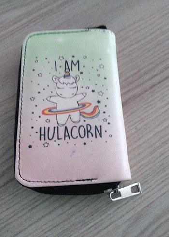 Renkli Baskılı Fermuarlı Kadın Cüzdanı - Görsel 3