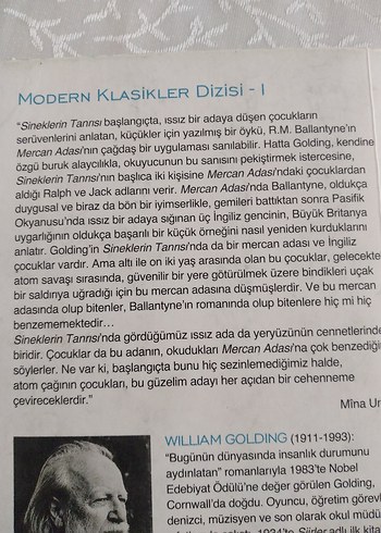 William Golding - Sineklerin Tanrısı Romanı