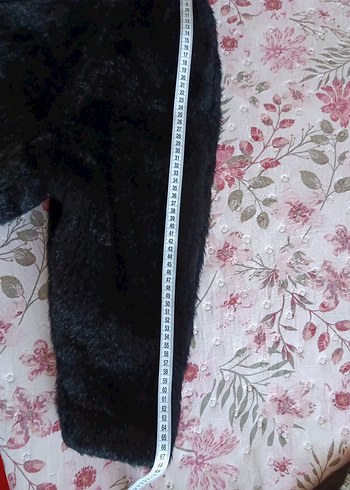 Siyah Kadın Kürk Kaban - Görsel 8