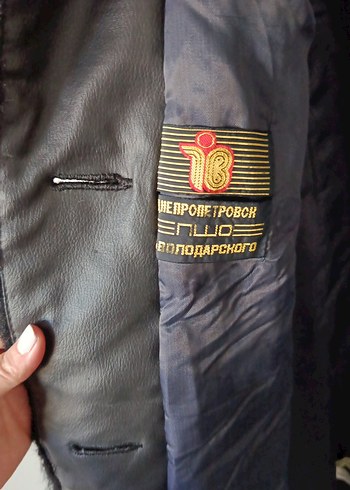 Siyah Kadın Kürk Manto - Görsel 6