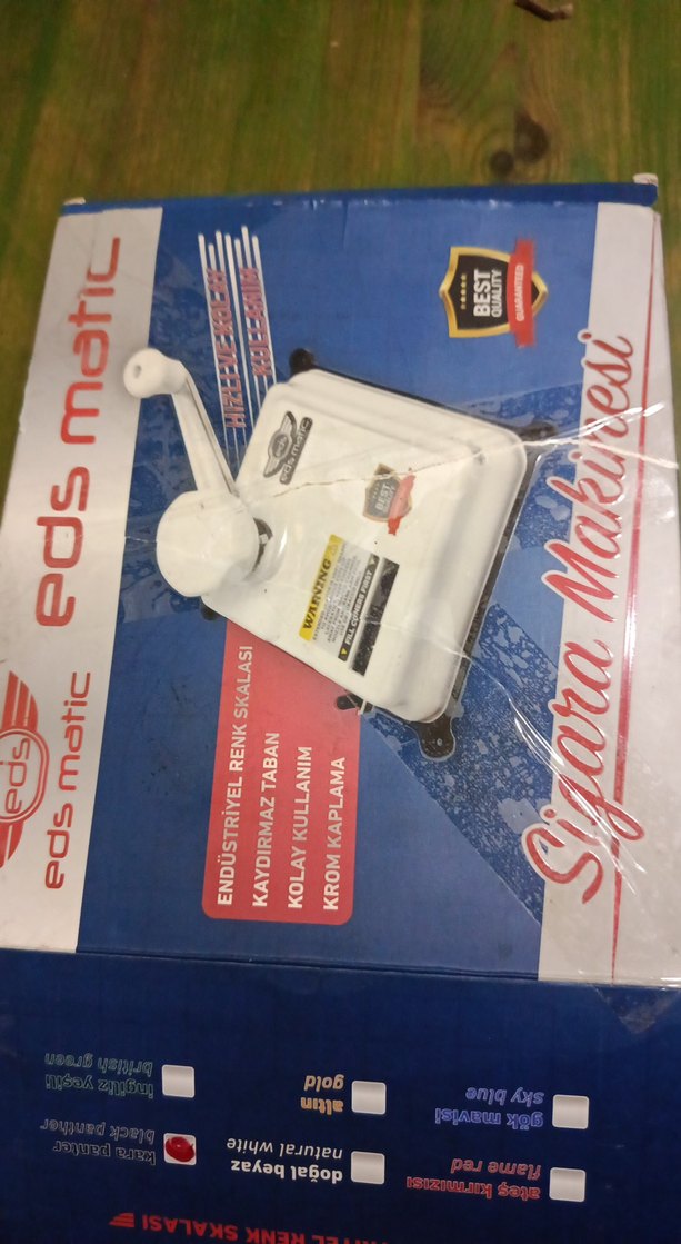 Siyah Manuel sigara sarma makinesi - Görsel 3