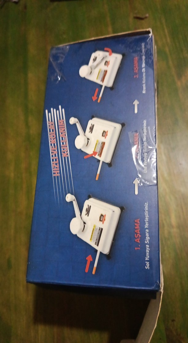 Siyah Manuel sigara sarma makinesi - Görsel 4