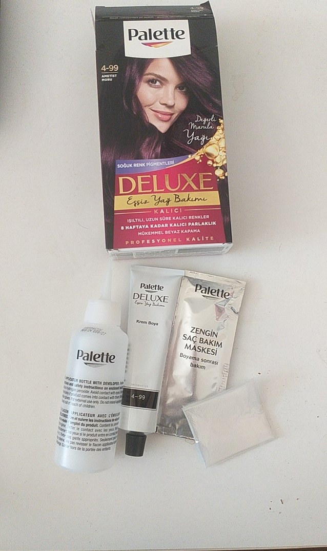 Deluxe Kalıcı Saç Boyası 4-99 Ametist Moru - Görsel 2