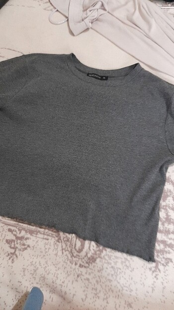 LC Waikiki Gri crop