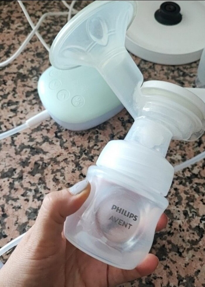 Philips avent süt sağma elektrikli çok az kullanıldı garanti dev - Görsel 2