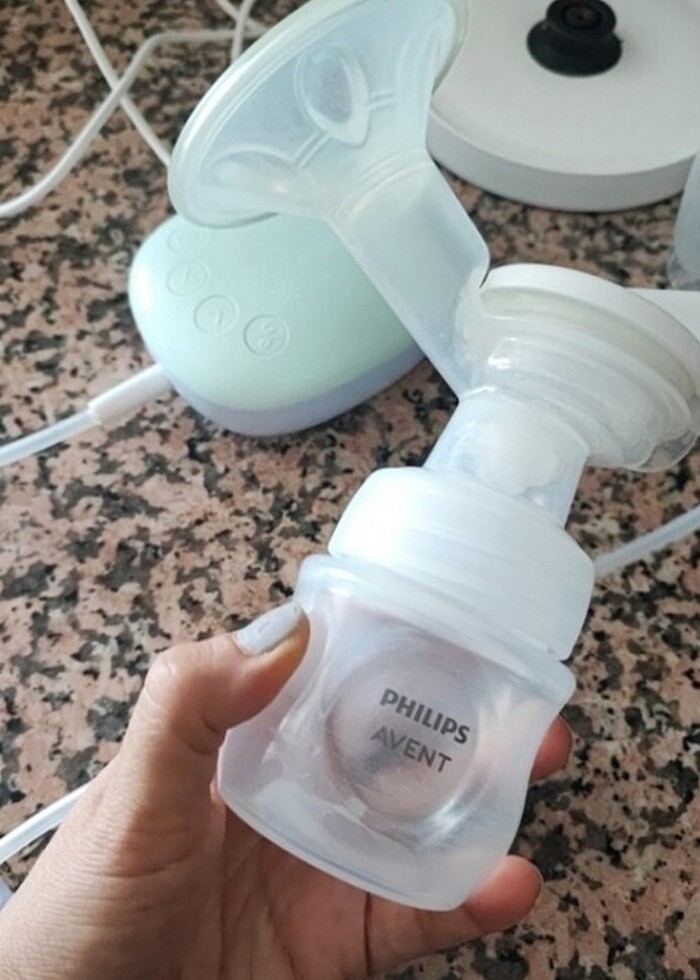 Philips avent süt sağma elektrikli çok az kullanıldı garanti dev - Görsel 3