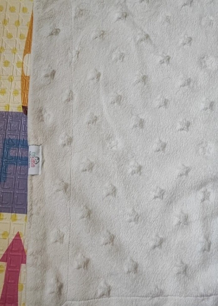 Bebek battaniyesi organik çift katlı polar yumuşak tüylü - Görsel 2