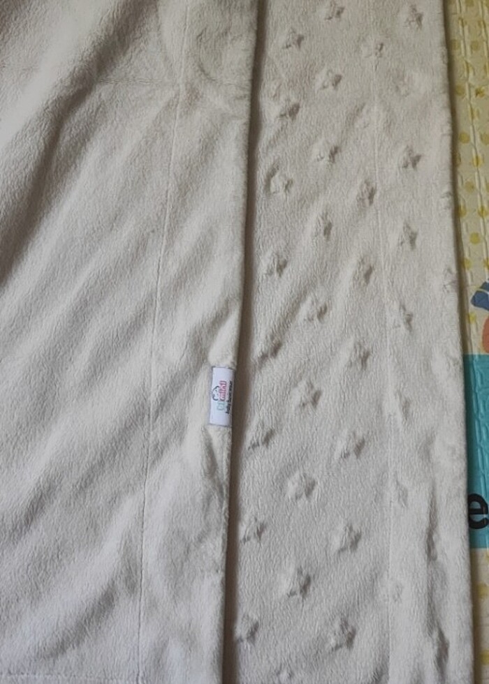 Bebek battaniyesi organik çift katlı polar yumuşak tüylü - Görsel 3