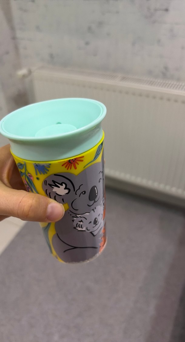 Munchkin su alıştırma bardağı Renkli Koala Desenli Çocuk suluk - Görsel 5